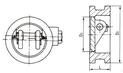 對(duì)夾式止回閥